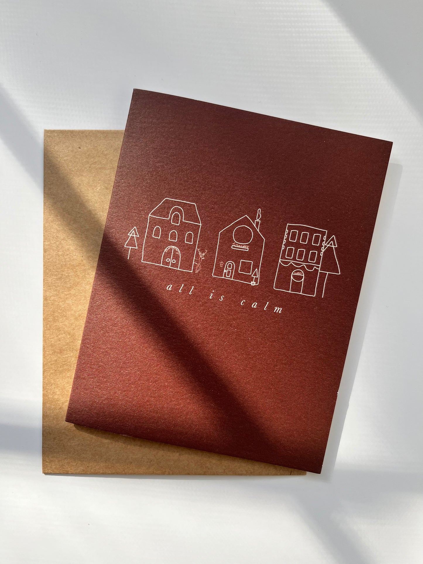 All is Calm Card | Happy Holidays