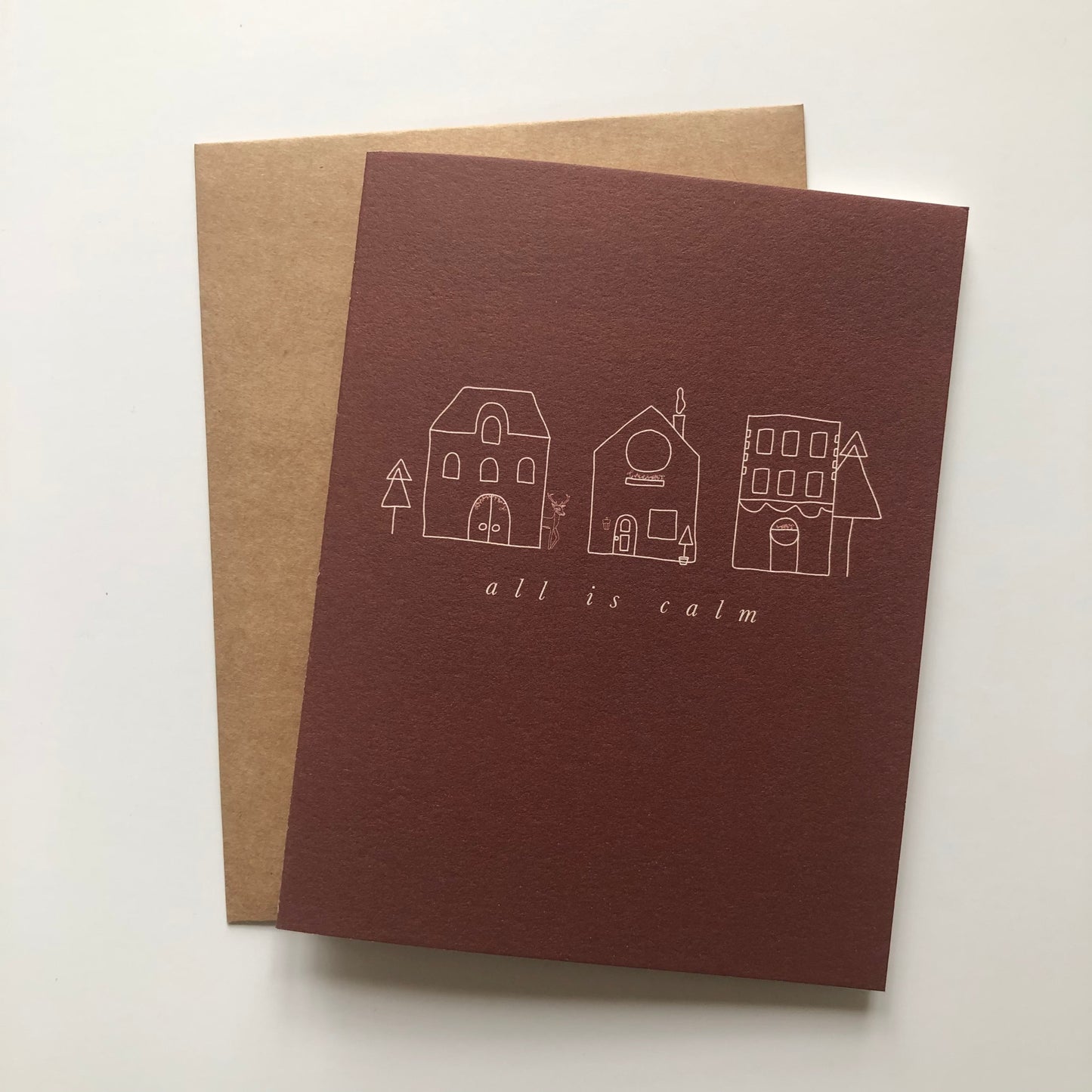All is Calm Card | Happy Holidays